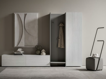 HND053 - Sectional wooden hallway unit by Santalucia Mobili - view 2